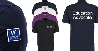 WC - PE - EDUCATION ADVOCATE Polo Shirt - K403 - PO NUMBER REQUIRED